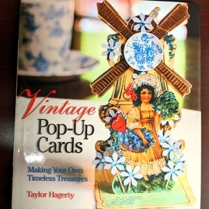 Vintage Pop-Up cards (hard cover) and Growing Up Me (soft cover) How to books